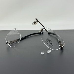 TOTALLY RIMLESS Eyeglasses Frames TR 181 Brown 51 [] 17 135